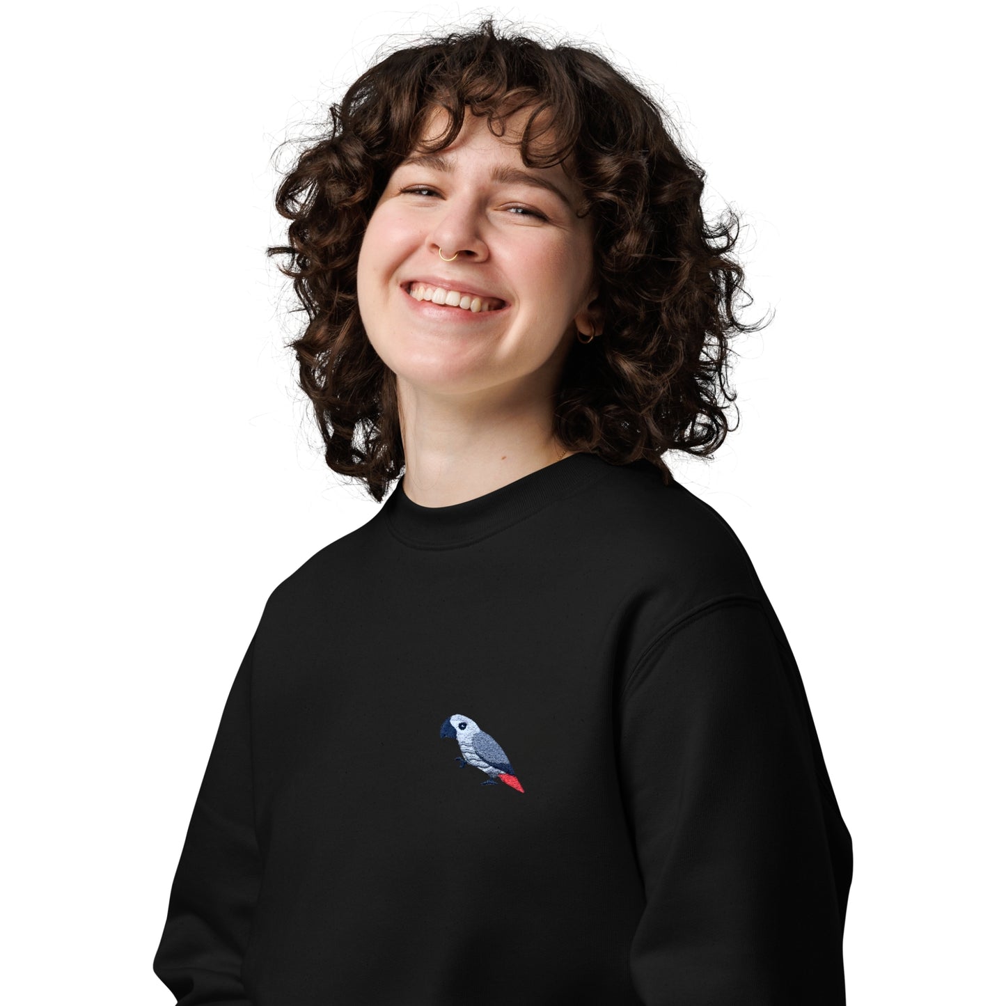 Intelligence Sweatshirt - African Grey Parrot