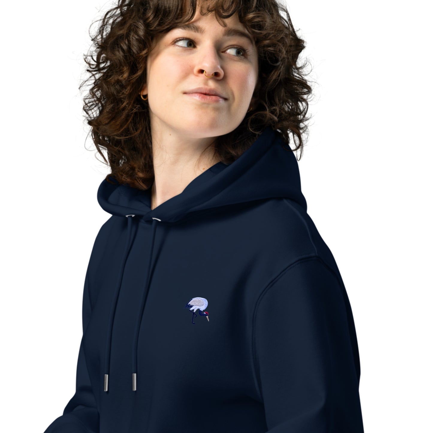 Grace Hoodie - Red-crowned Crane
