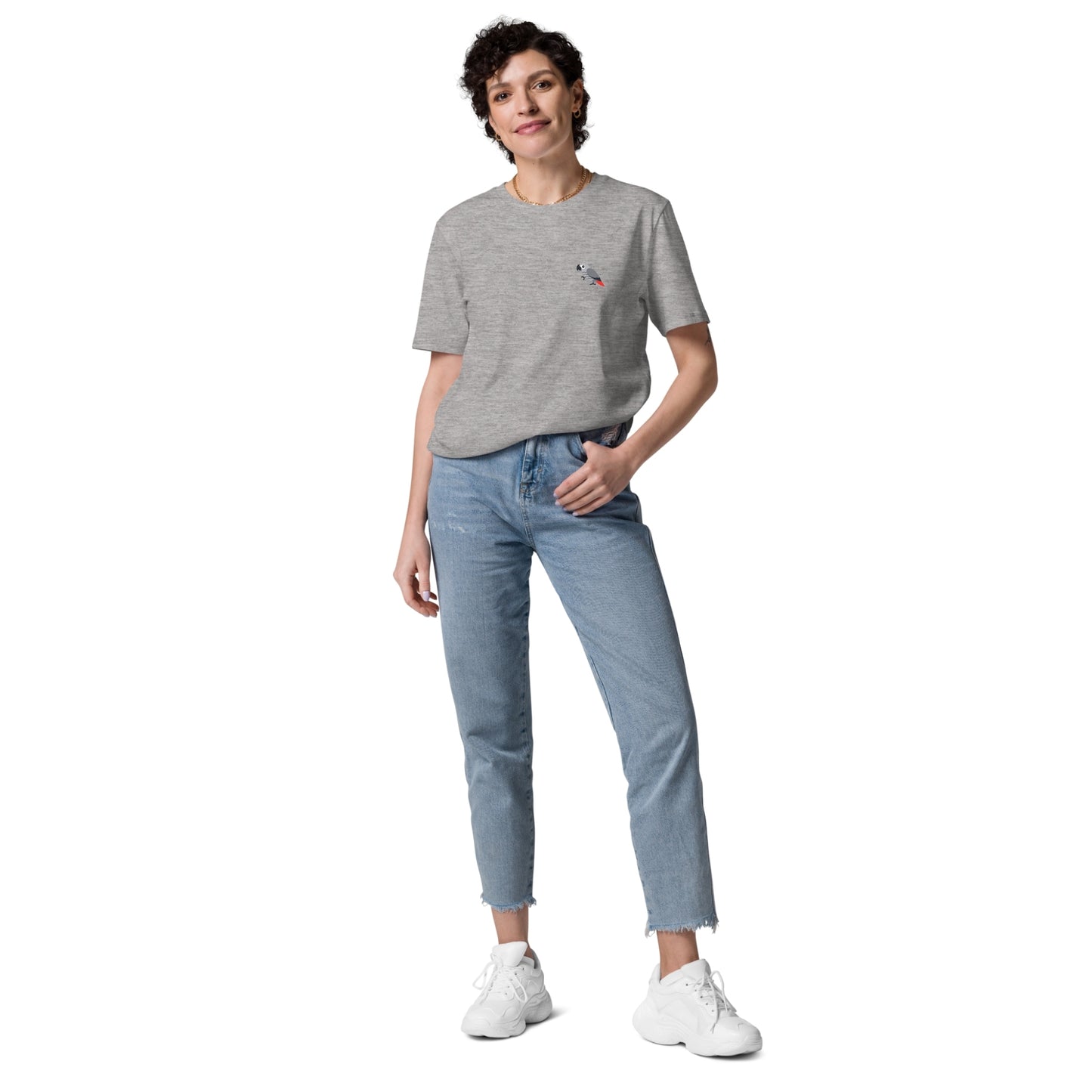 Intelligence Tee - African Grey Parrot