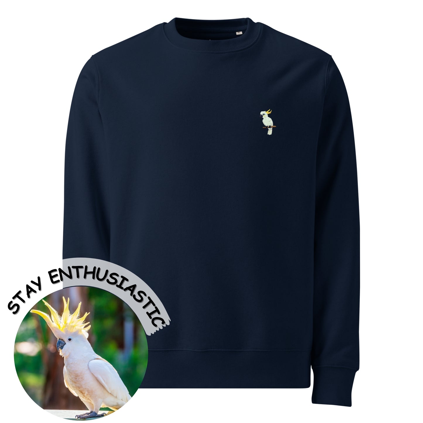 Enthusiasm Sweatshirt - Yellow-crested Cockatoo
