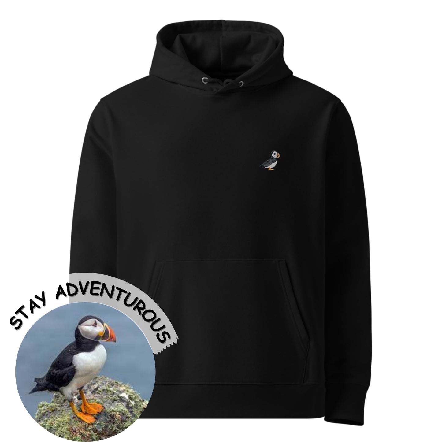 Adventure Hoodie - Atlantic Puffin