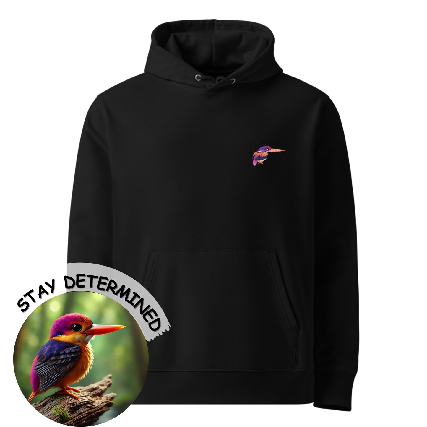 Determination Hoodie - Philippine Dwarf Kingfisher