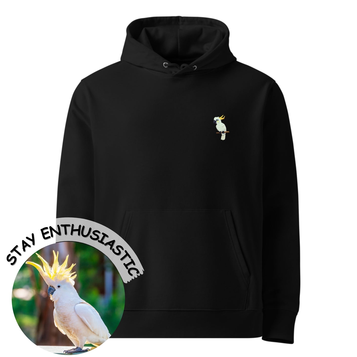 Enthusiasm Hoodie - Yellow-crested Cockatoo