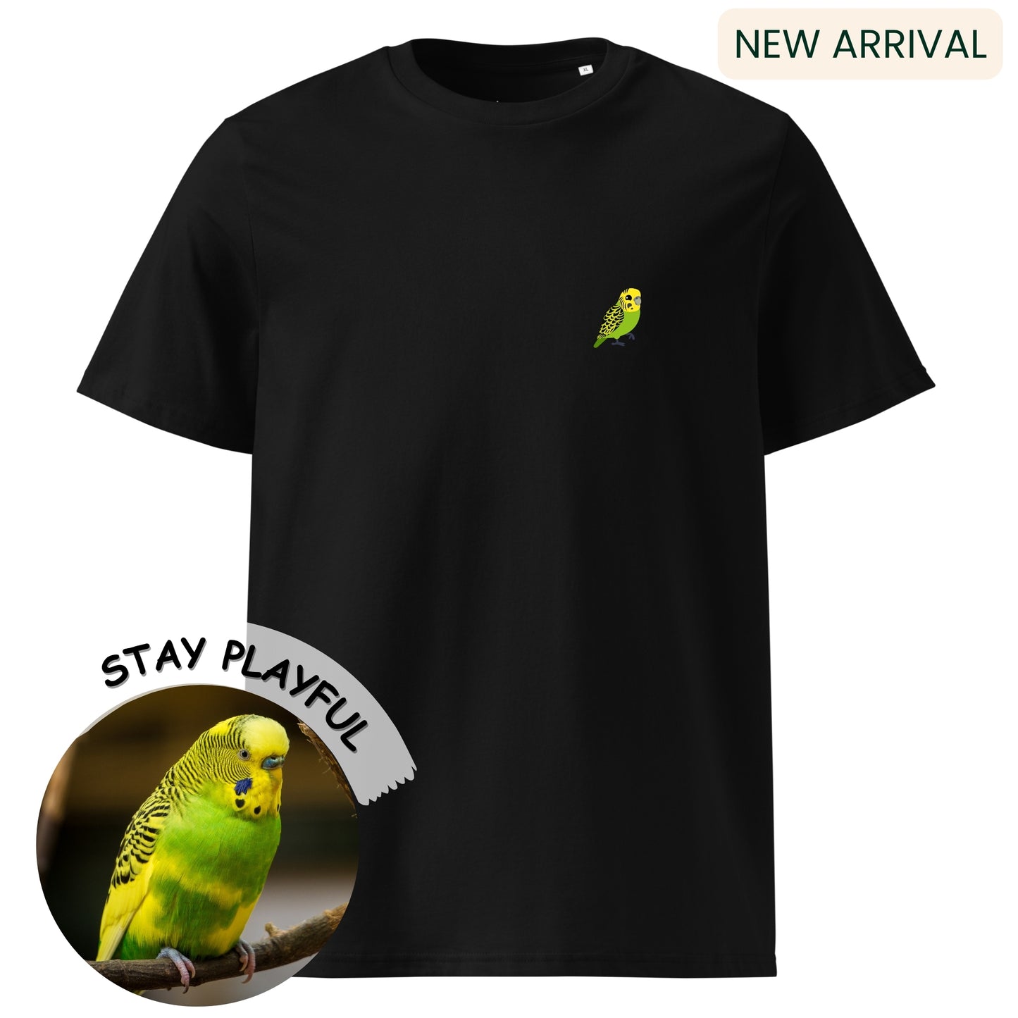 Playfulness Tee - Budgie