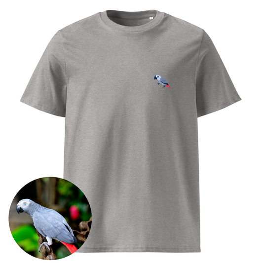 Unisex premium T-shirt  - African Grey Parrot