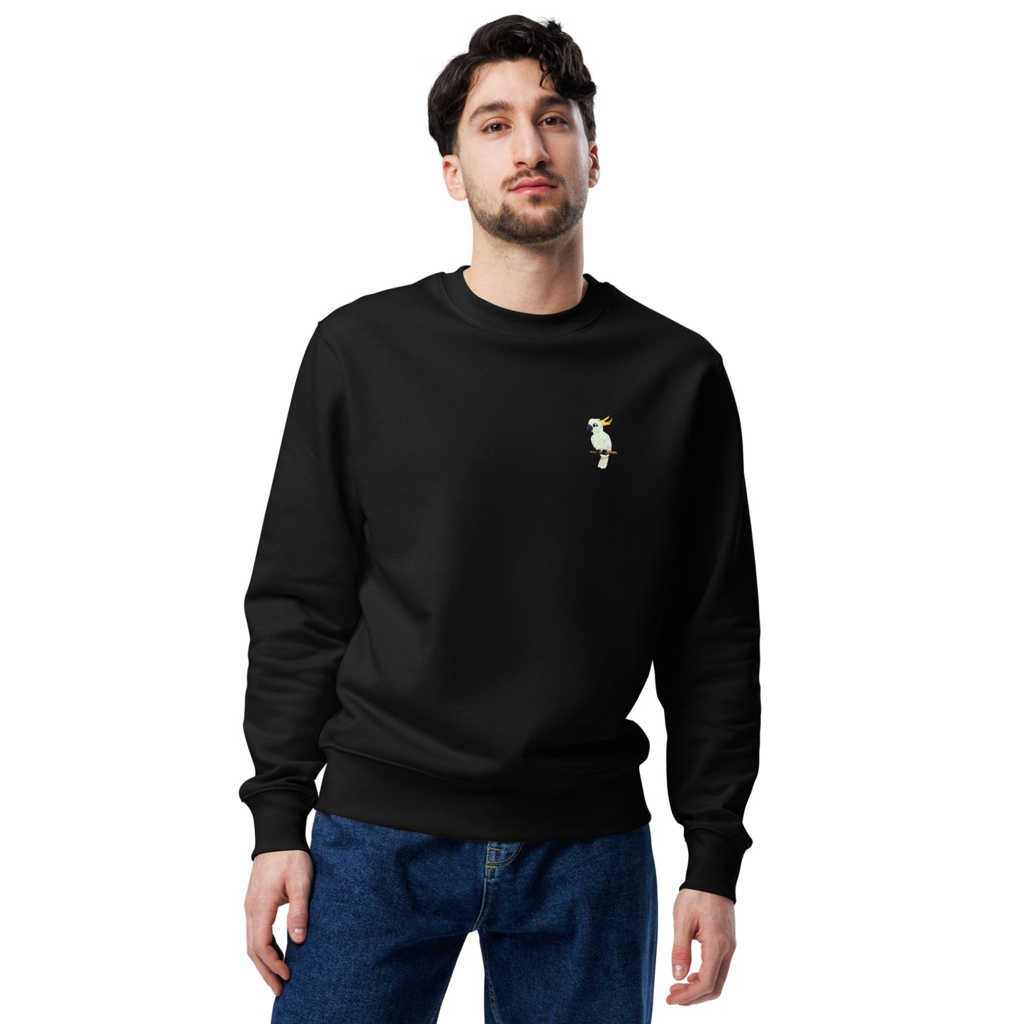 Unisex premium Sweatshirt - Yellow-crested cockatoo