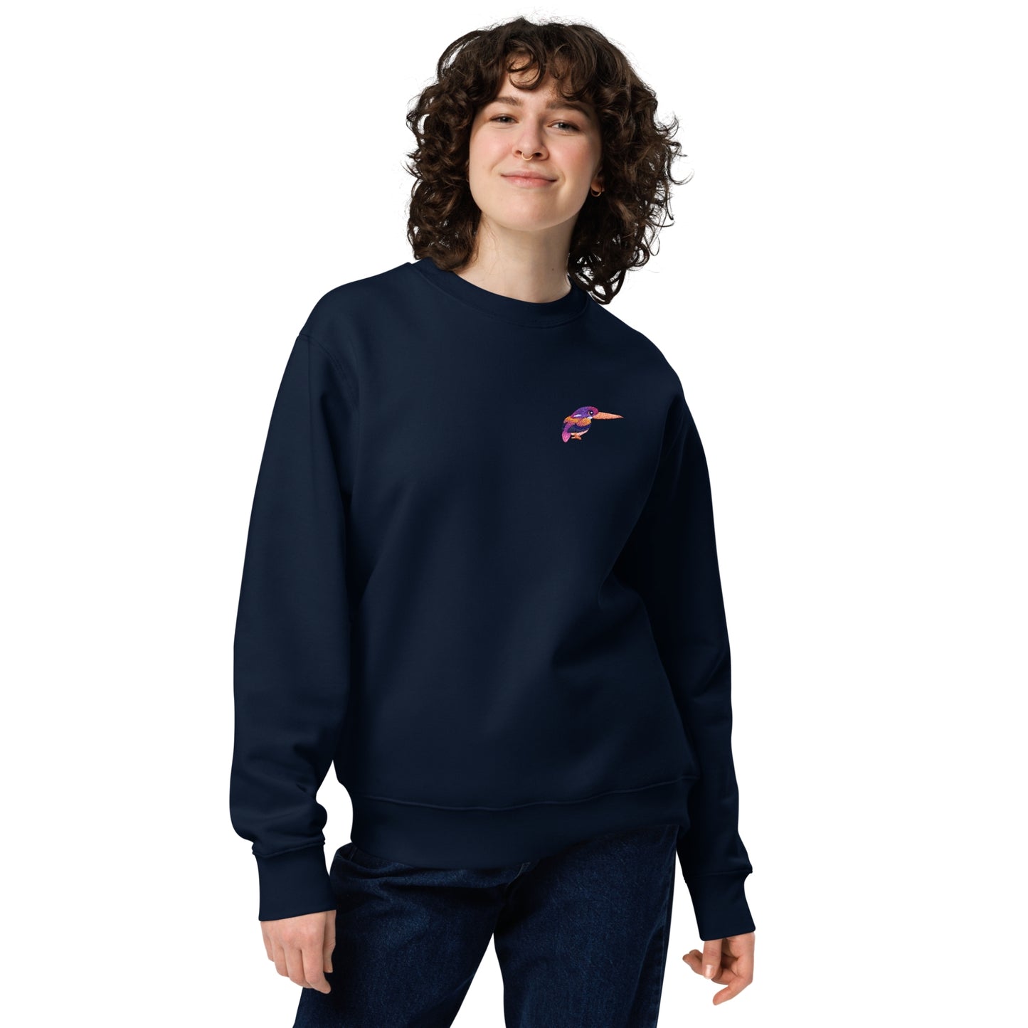 Unisex premium Sweatshirt - Phillippine Dwarf Kingfisher