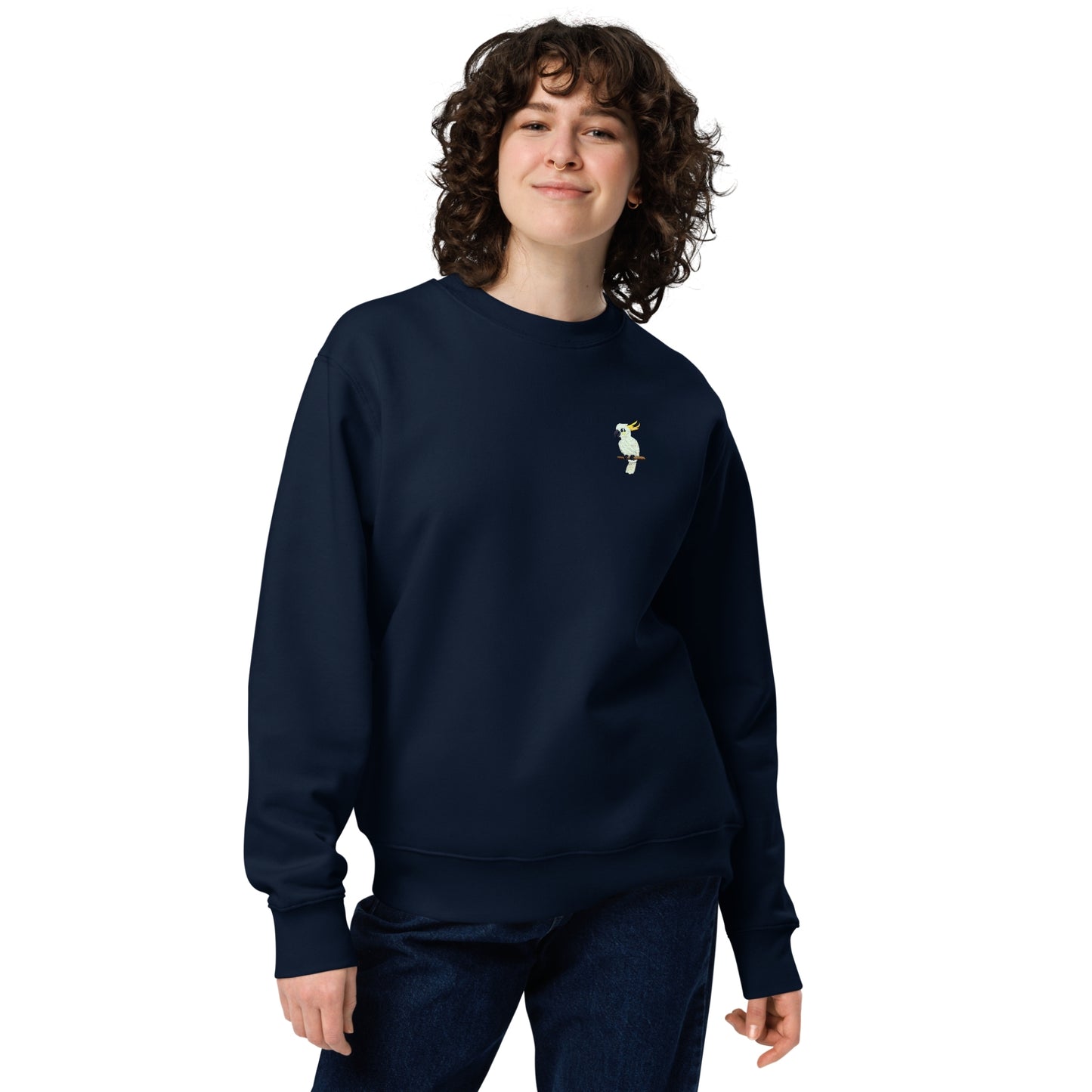 Unisex premium Sweatshirt - Yellow-crested cockatoo