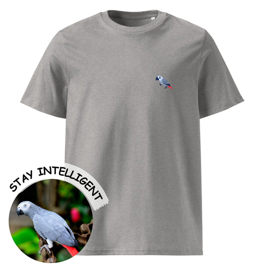 Intelligence Tee  - African Grey Parrot