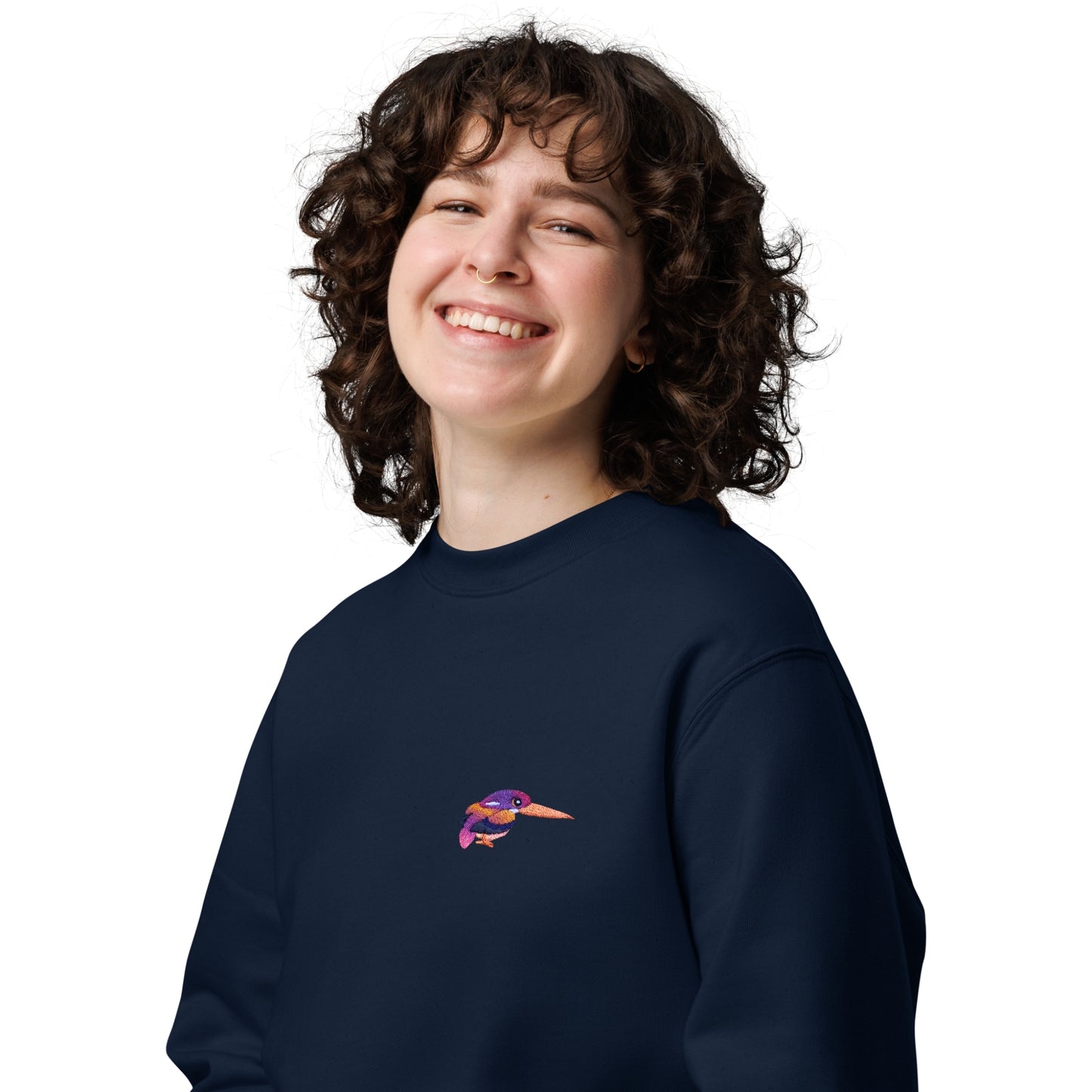 Unisex premium Sweatshirt - Phillippine Dwarf Kingfisher