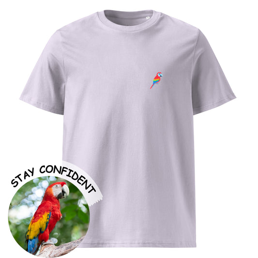 Confidence Tee - Scarlet Macaw