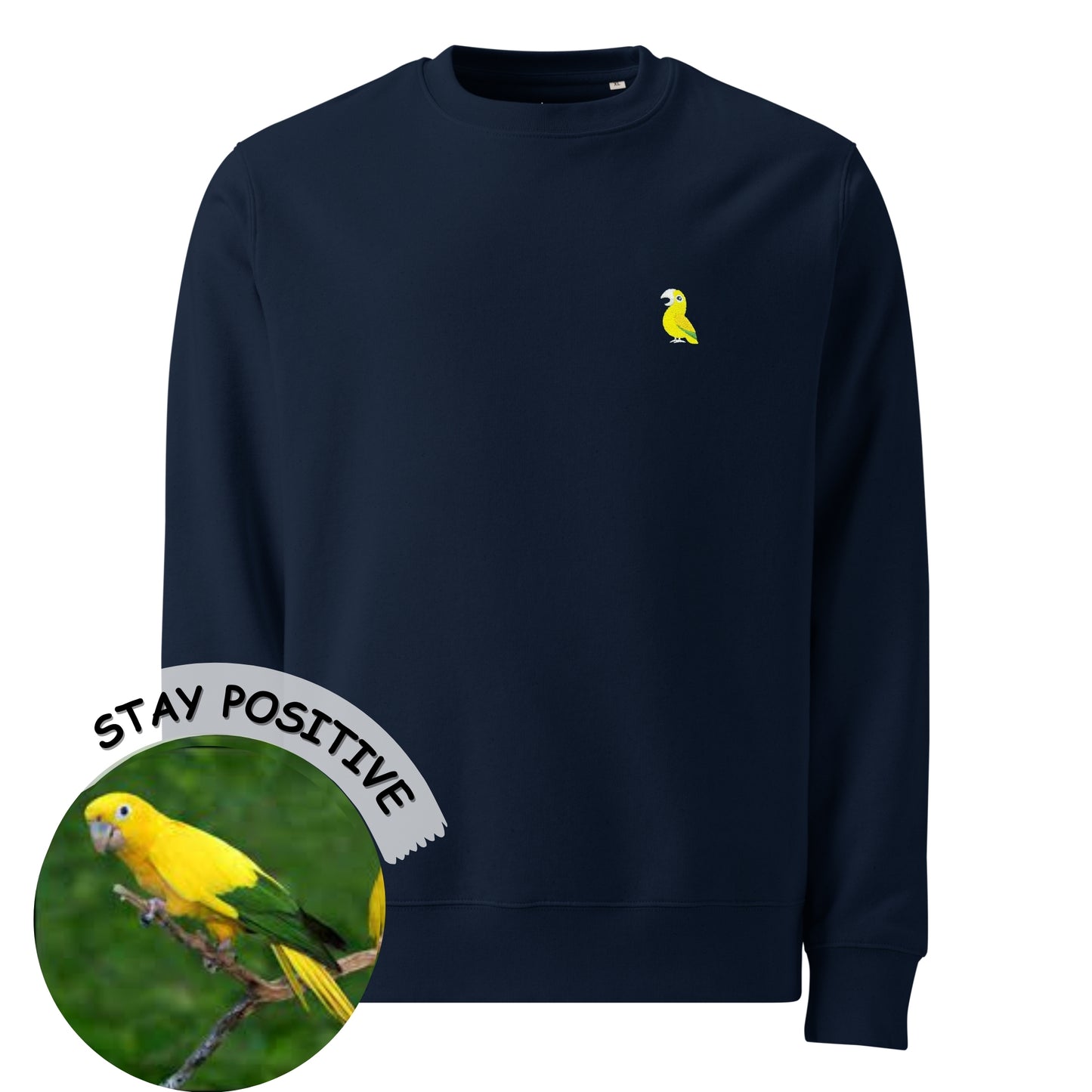 Positivity Sweatshirt - Golden Conure