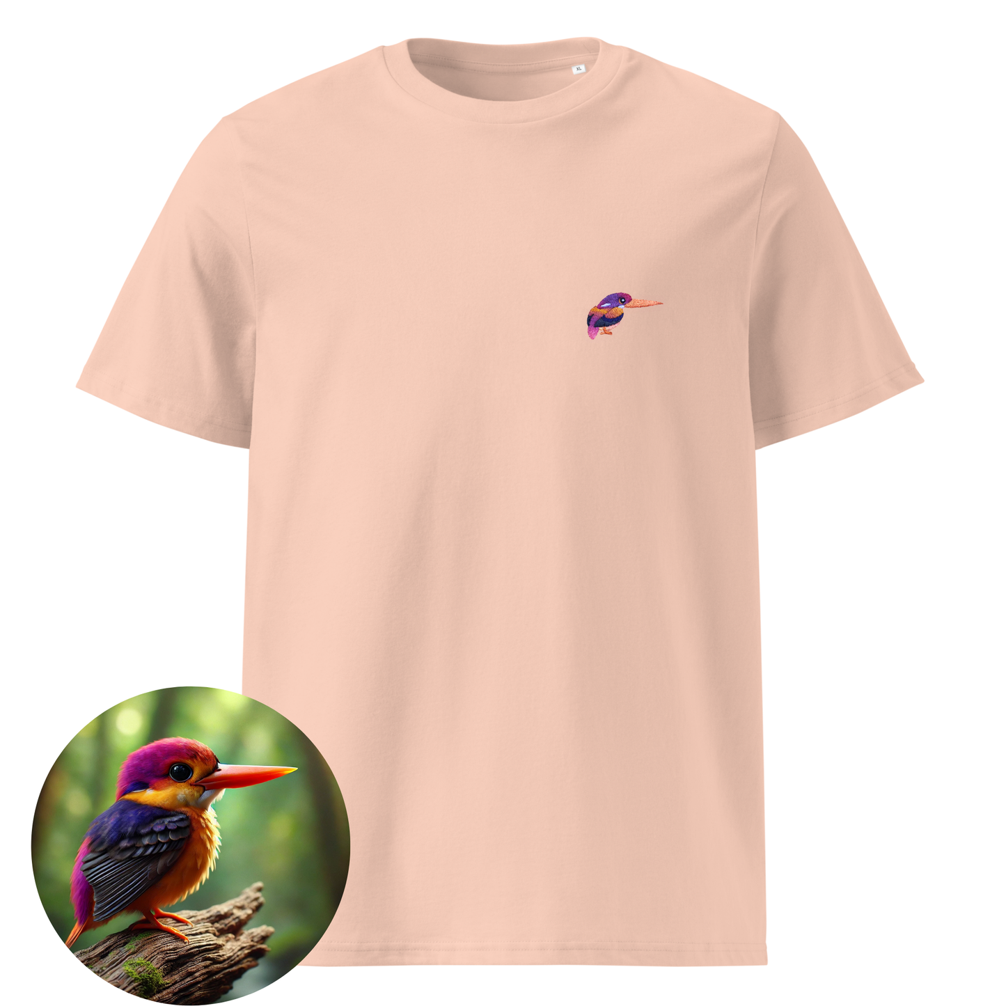 Unisex premium T-shirt - Philippine Dwarf Kingfisher