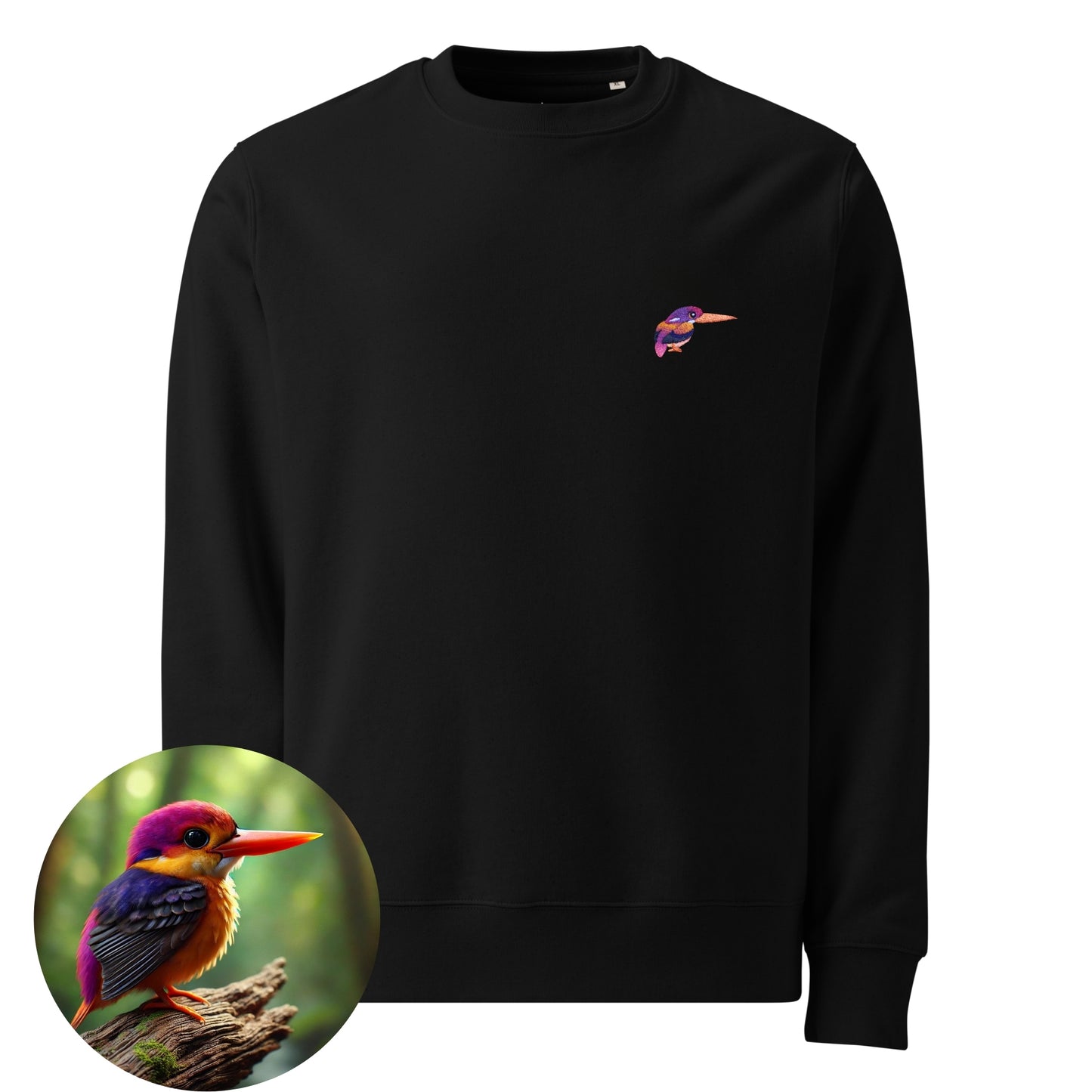 Unisex premium Sweatshirt - Phillippine Dwarf Kingfisher