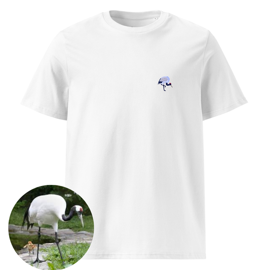 Unisex premium T-shirt - Red-crowned Crane