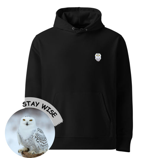 Wisdom Hoodie - Snowy Owl