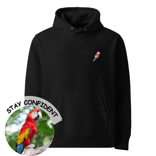 Confidence Hoodie - Scarlet Macaw